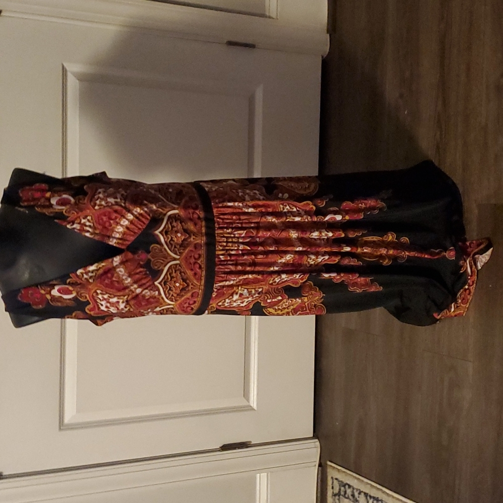 Beautifully patterned maxi dress